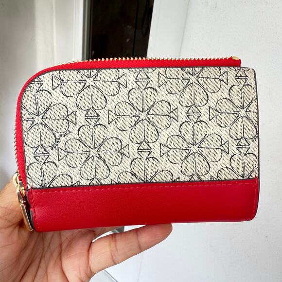 Last 1‼️Kate Spade KJ646 Spade Flower Small Compact Wallet - Picture 13 of 16